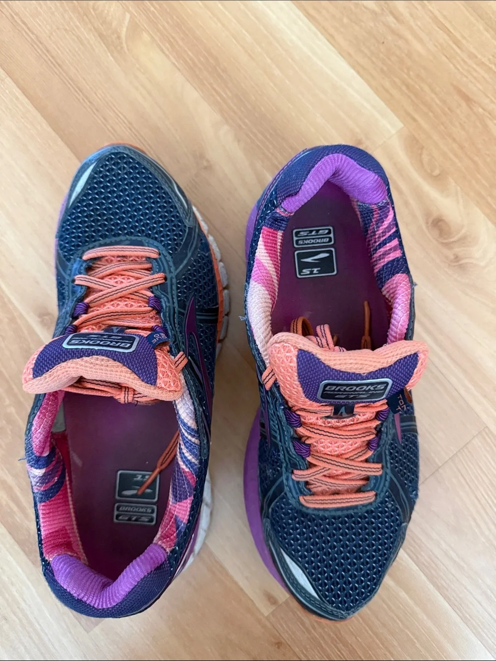 Brooks Women's Navy, Purple & Coral Running Sneakers